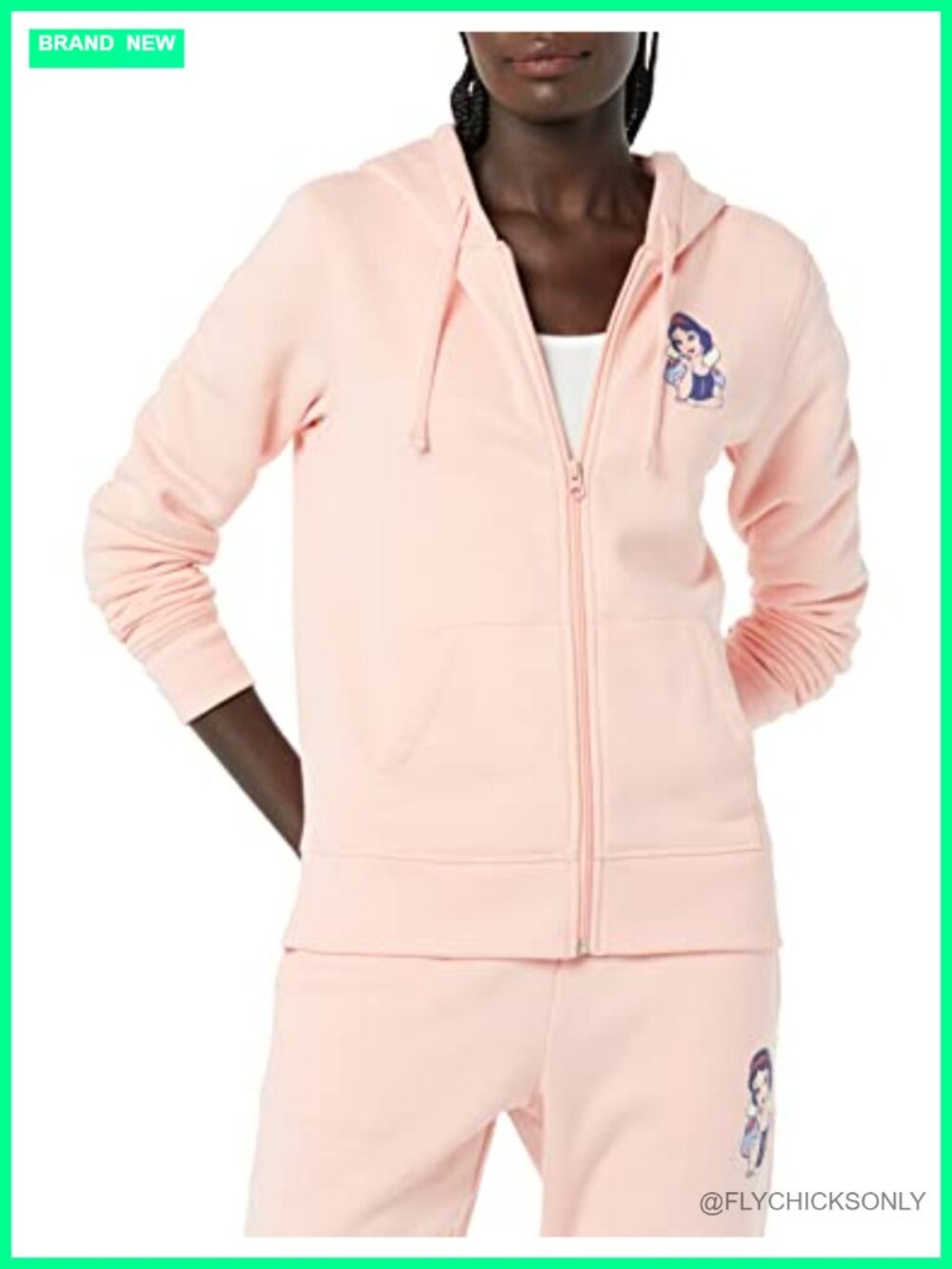 Women's Fleece Full-Zip Hoodie Sweatshirt Classic Fit Hooded